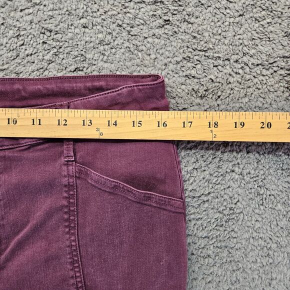 Pistola Jeans Women Size 32 Purple Cargo‎ Skinny Stretch High Rise - Picture 3 of 9
